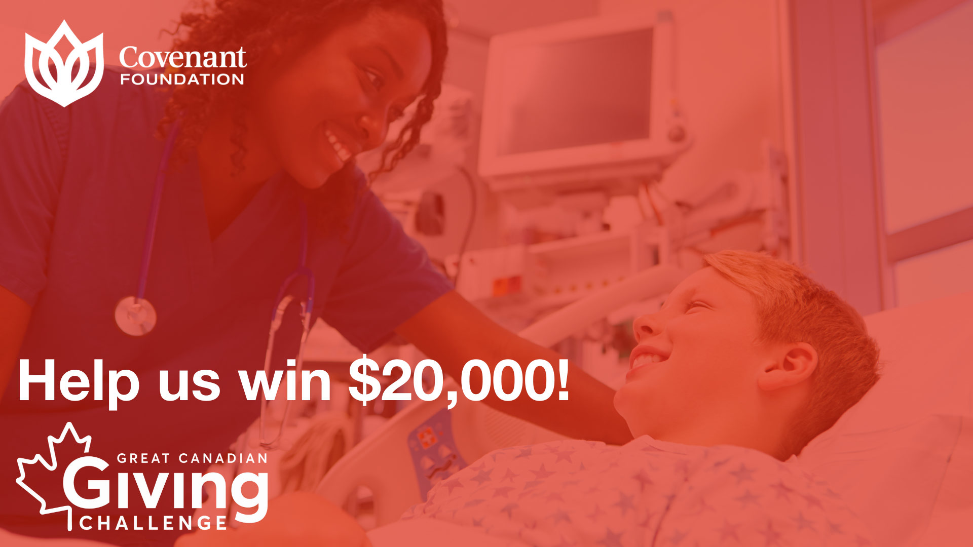Help us win $20,000 through the CanadaHelps #GivingChallengeCA!